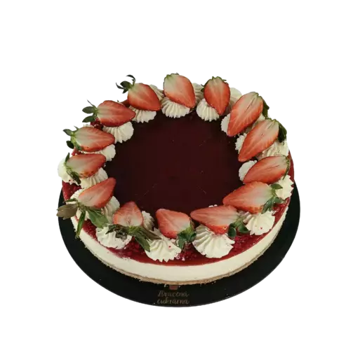 Jahodový cheesecake